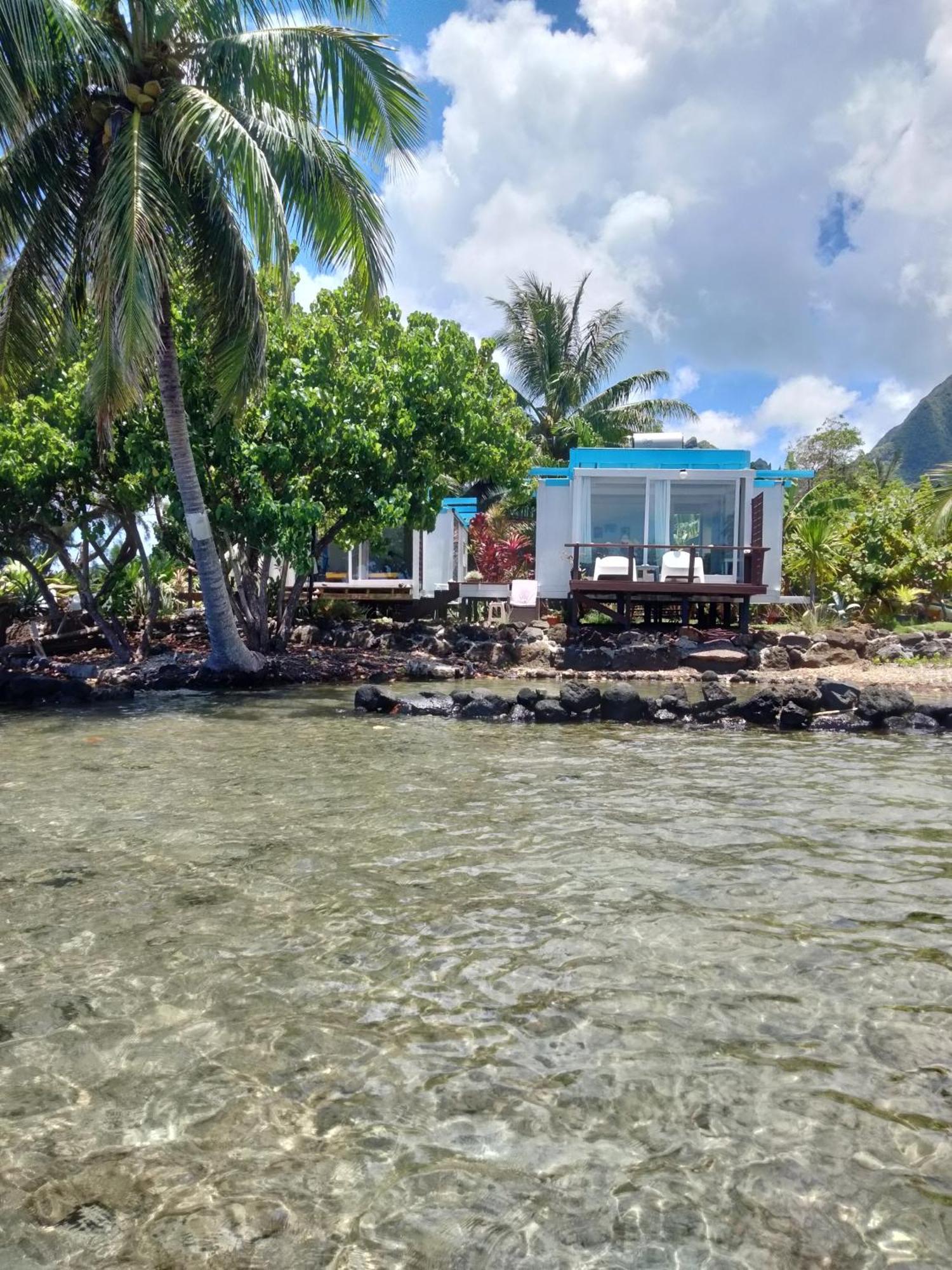 Bungalow Vue Lagon 180 Degre, La Maison Bleue Moorea Buitenkant foto