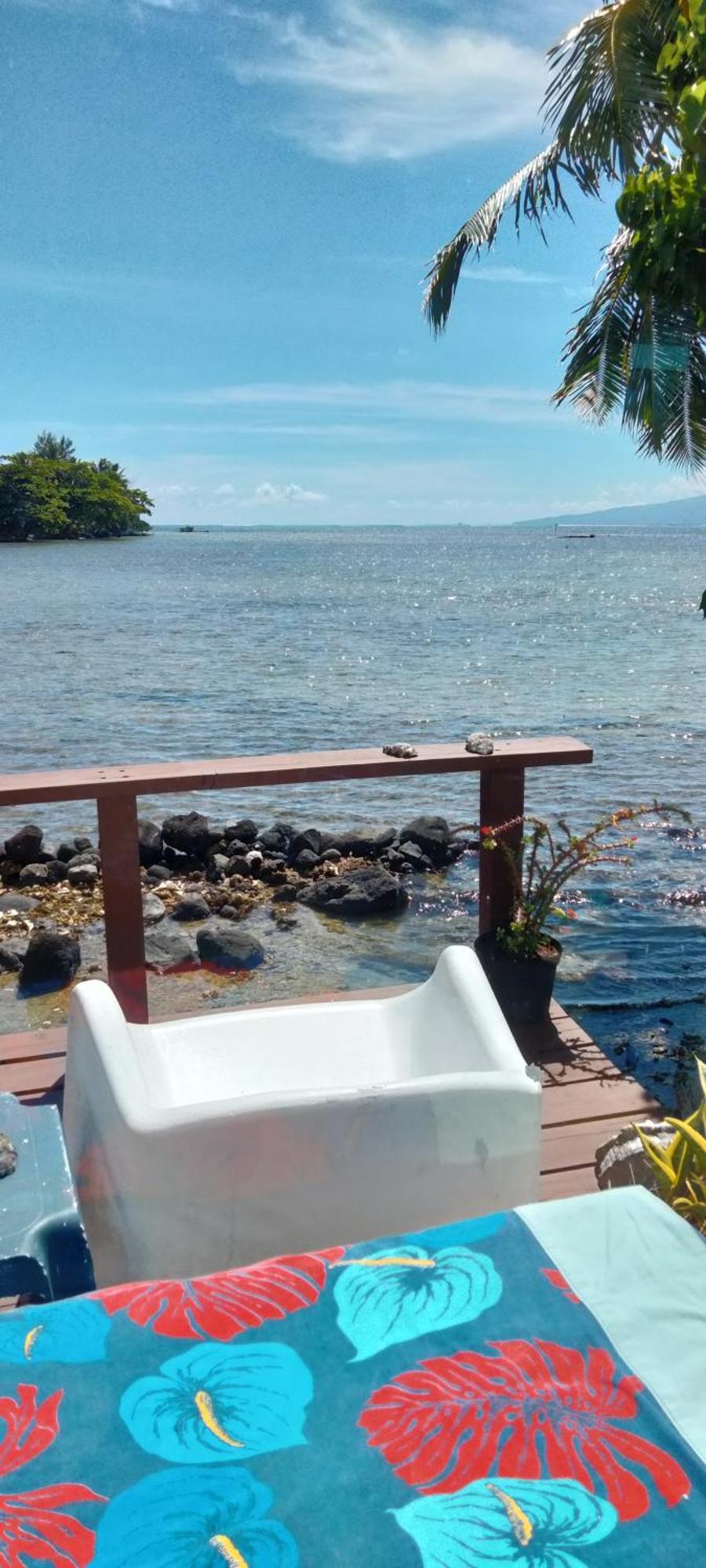 Bungalow Vue Lagon 180 Degre, La Maison Bleue Moorea Buitenkant foto