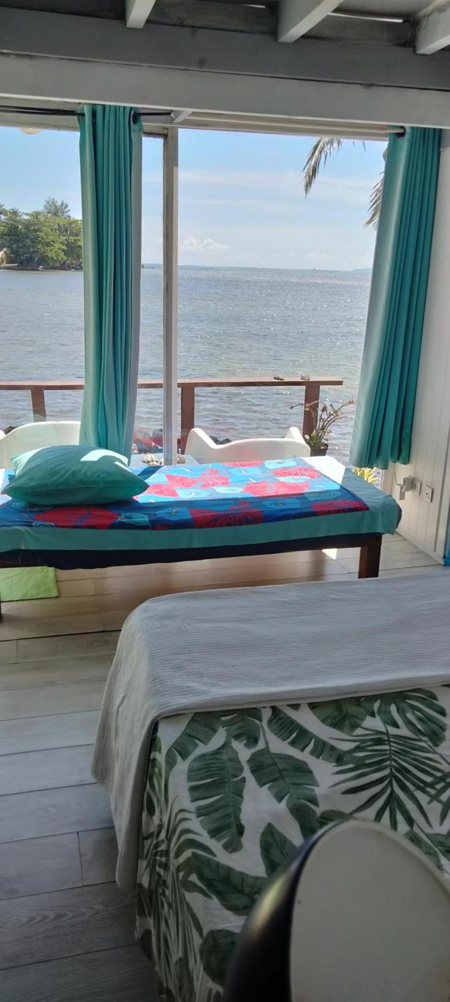 Bungalow Vue Lagon 180 Degre, La Maison Bleue Moorea Buitenkant foto