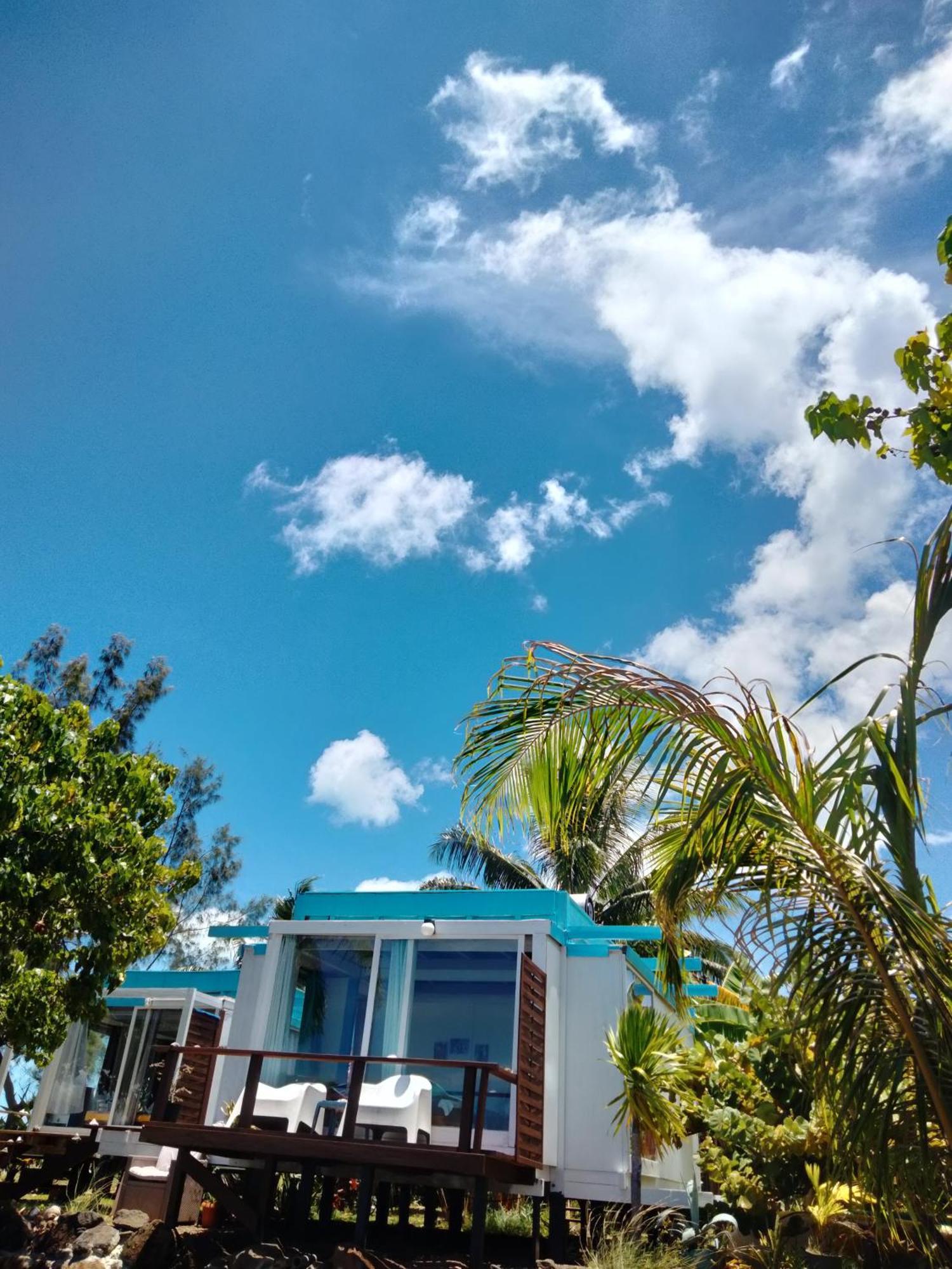 Bungalow Vue Lagon 180 Degre, La Maison Bleue Moorea Buitenkant foto