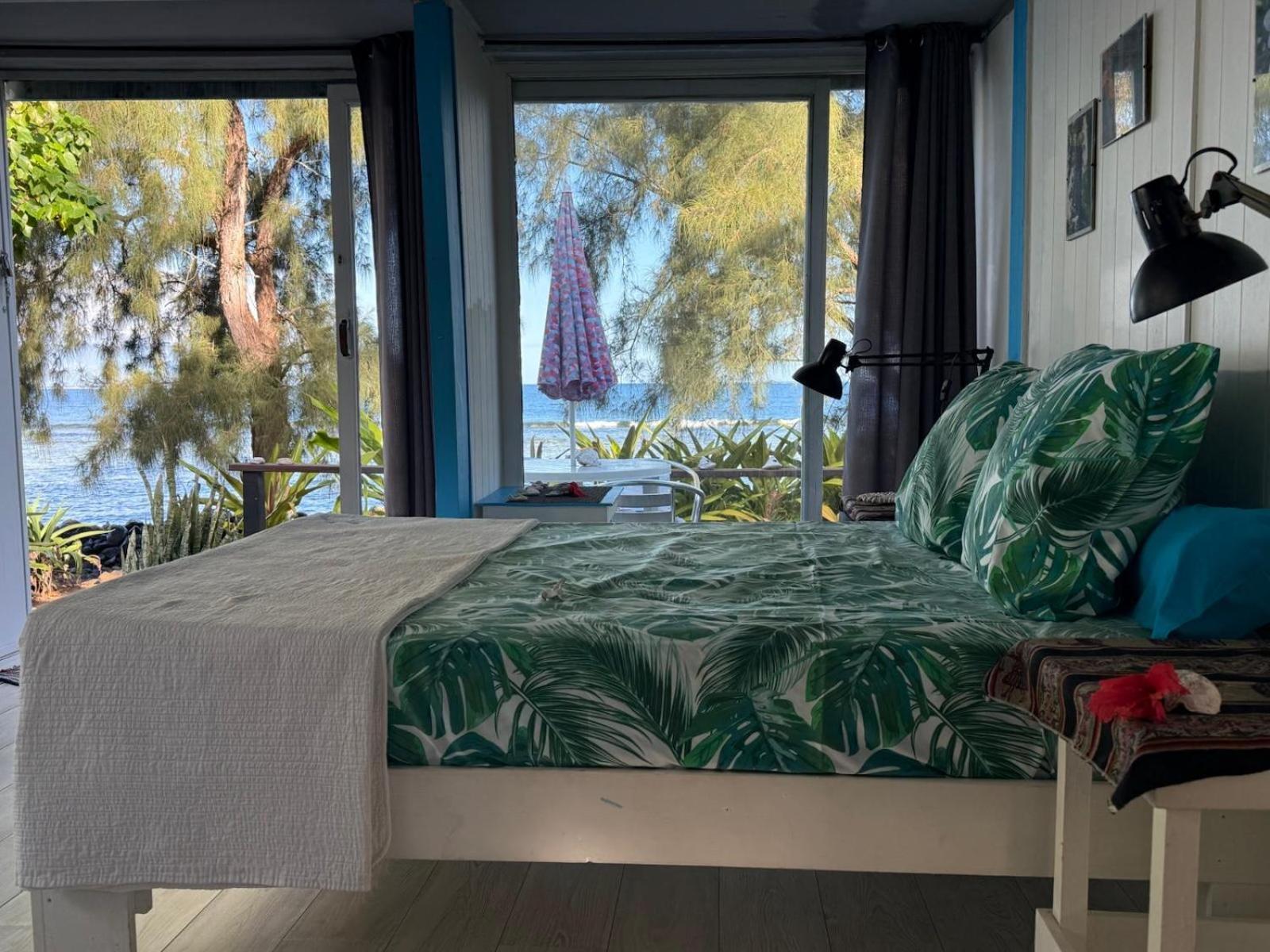 Bungalow Vue Lagon 180 Degre, La Maison Bleue Moorea Buitenkant foto