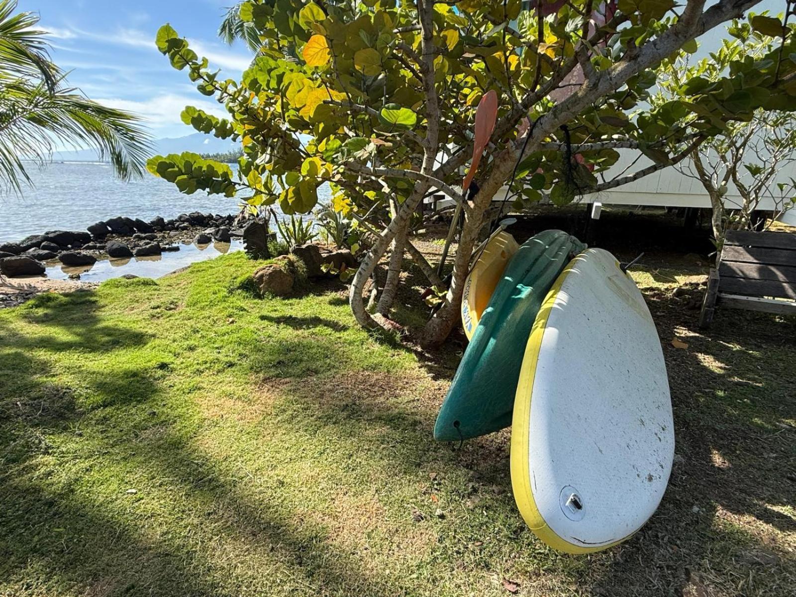 Bungalow Vue Lagon 180 Degre, La Maison Bleue Moorea Buitenkant foto