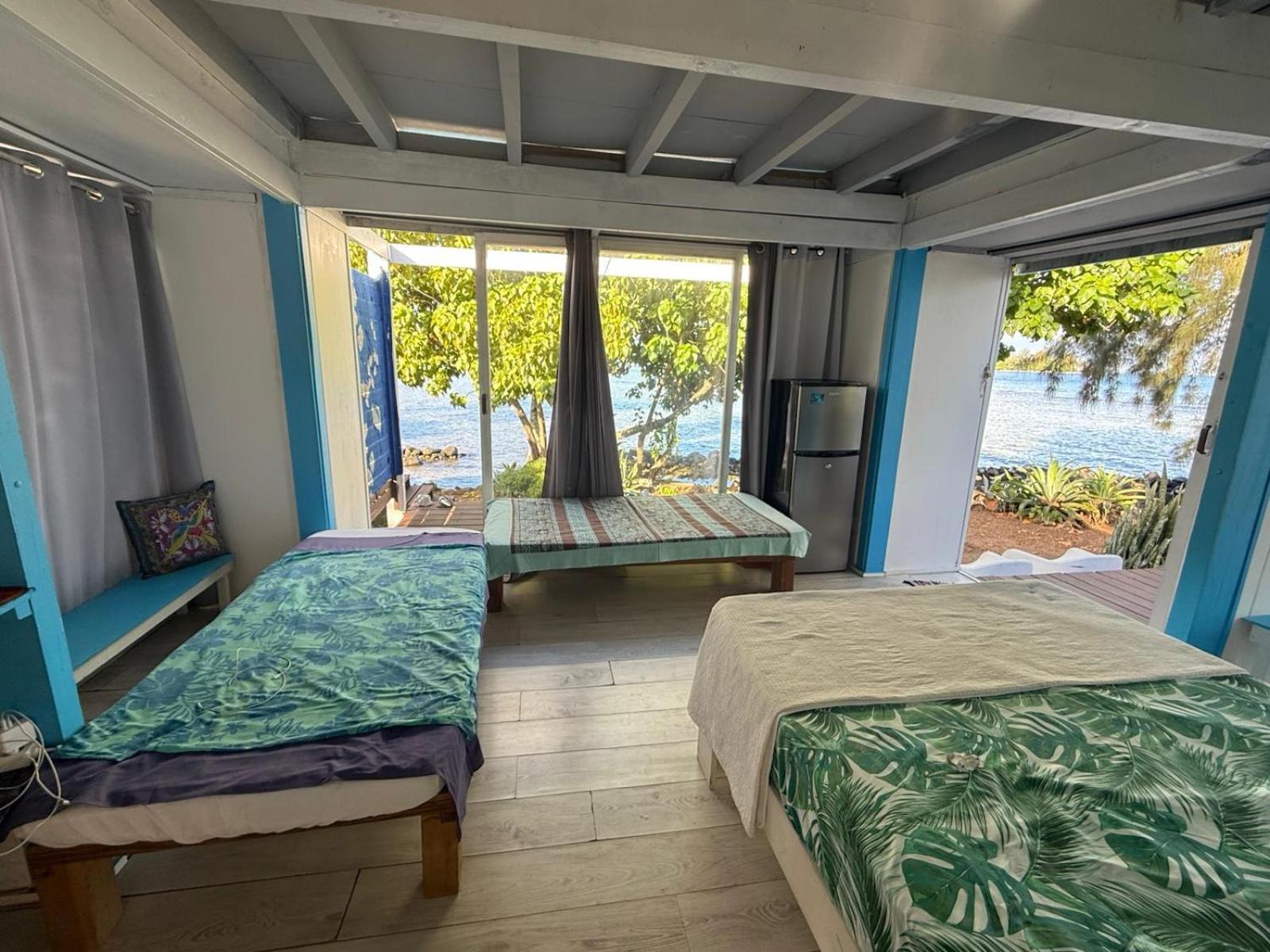 Bungalow Vue Lagon 180 Degre, La Maison Bleue Moorea Buitenkant foto