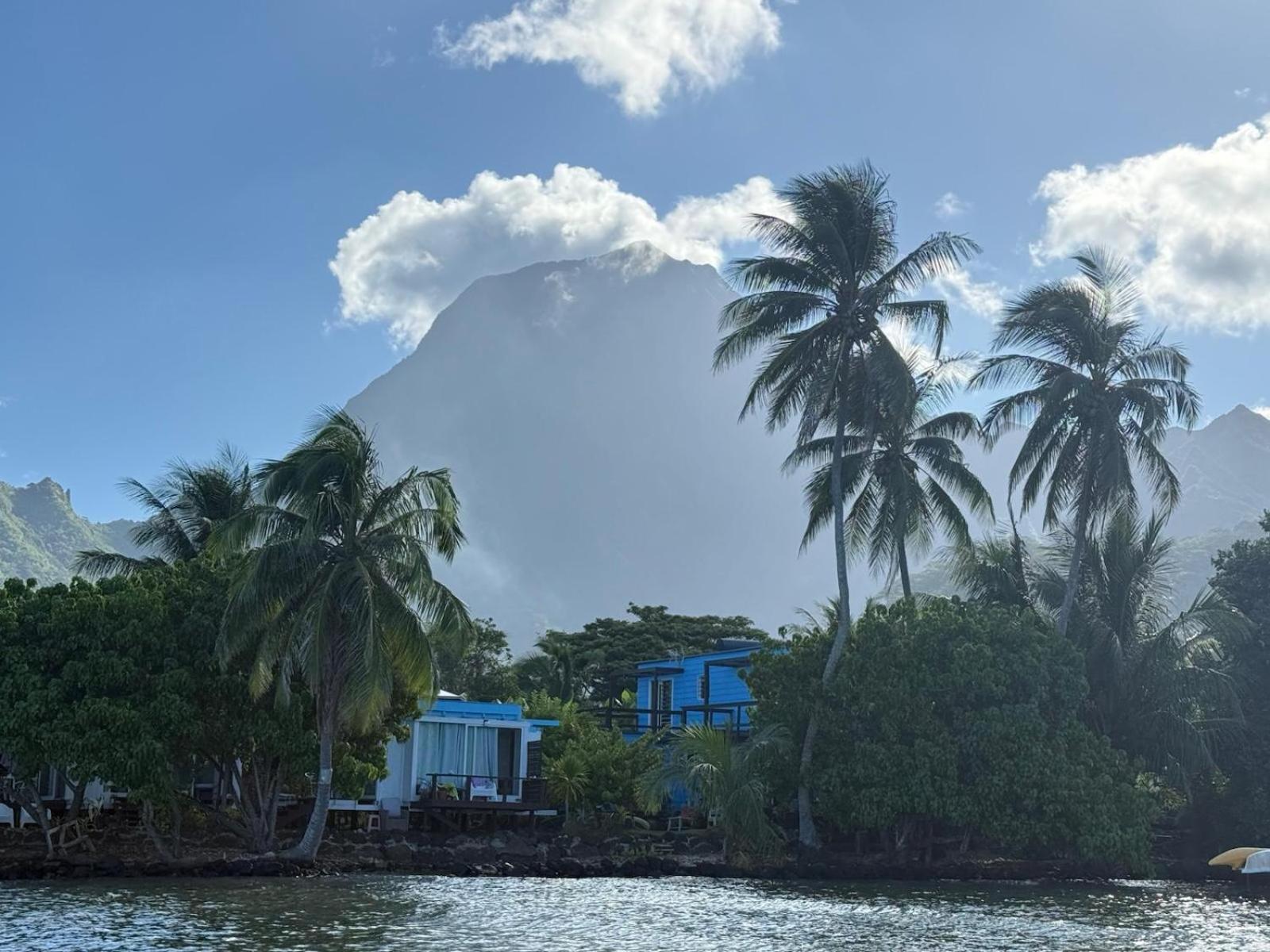 Bungalow Vue Lagon 180 Degre, La Maison Bleue Moorea Buitenkant foto