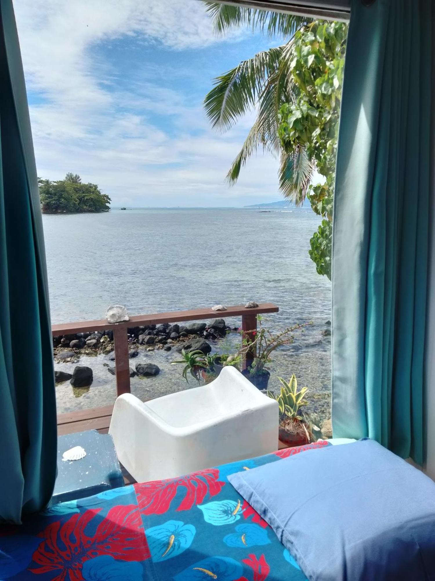 Bungalow Vue Lagon 180 Degre, La Maison Bleue Moorea Buitenkant foto