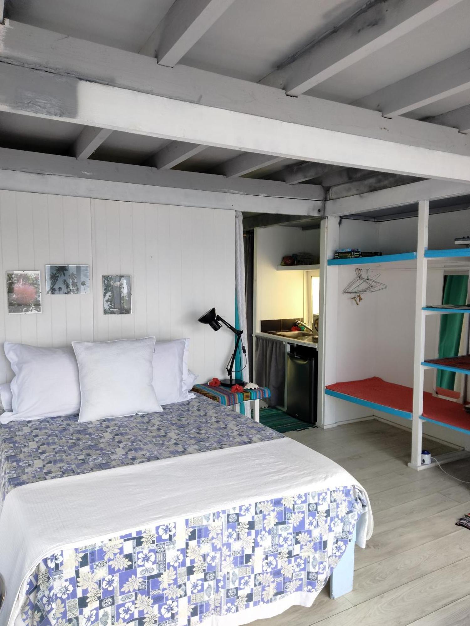 Bungalow Vue Lagon 180 Degre, La Maison Bleue Moorea Buitenkant foto